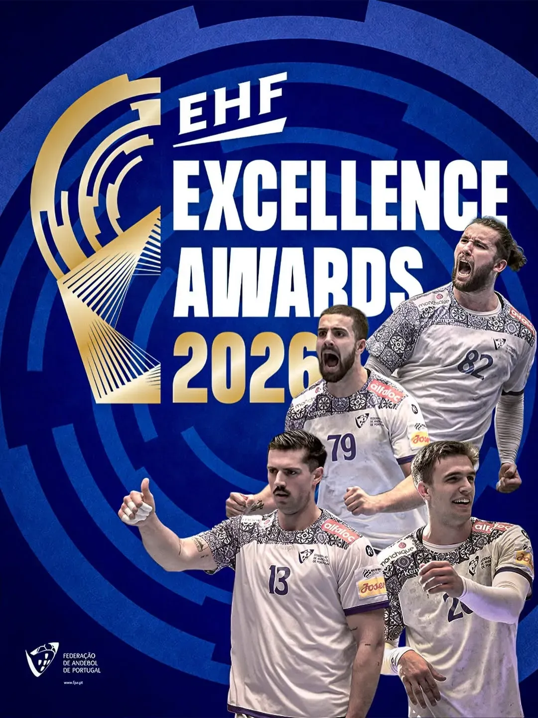 Portugueses nomeados para prémios de excelência da EHF